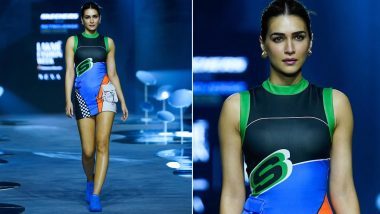 Lakme Fashion Week 2024: Kriti Sanon Takes Lakme Fashion Week Ramp by Storm With Trendsetting Athleisure Wear, Turns Showstopper for Skechers
