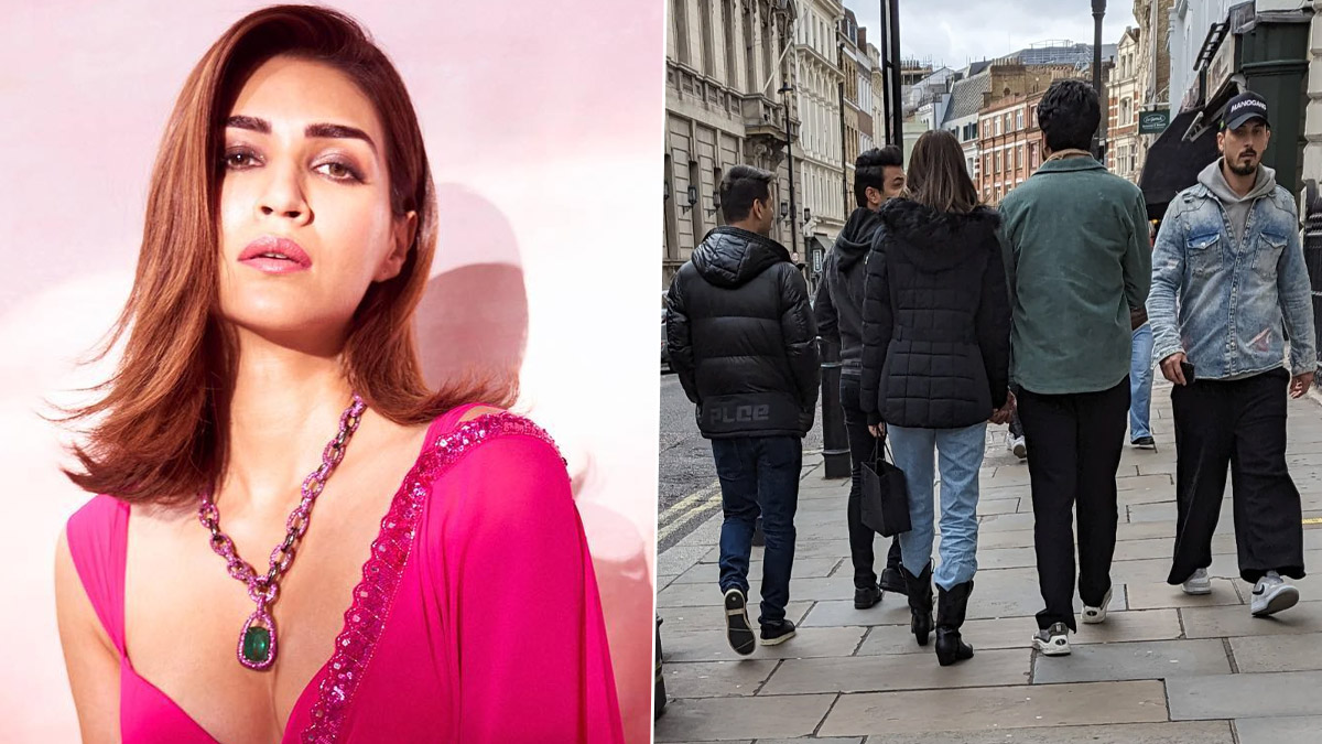 Bollywood News | Kriti Sanon Spotted With Mystery Man in London? Netizens  Feel She's Dating Kabir Bahia | 🎥 LatestLY