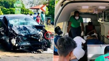 Former Sri Lanka Cricket Team Captain Lahiru Thirimanne Suffers Injury in Harrowing Car Accident (View Pics)