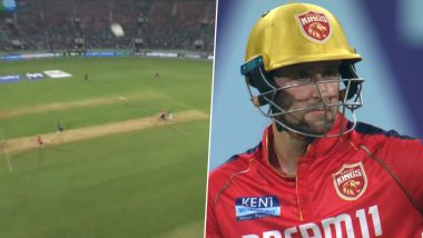 Ball Hits Spidercam After Being Struck Powerfully by Liam Livingstone During LSG vs PBKS IPL 2024 Match, Video Goes Viral