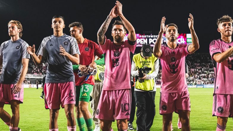 Lionel Messi Reacts After Scoring Twice in Inter Miami’s 5–0 Victory Over Orlando City in MLS 2024 (See Post)