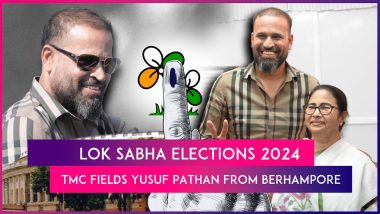 Lok Sabha Elections 2024: TMC Fields Cricketer Yusuf Pathan From Adhir Ranjan Chowdhury’s Seat Berhampore; Mamata Banerjee Led Party Announces Candidates For All 42 Seats In West Bengal