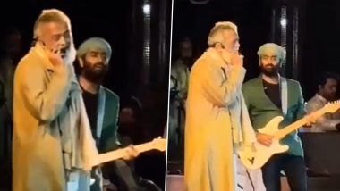 Arijit Singh, Lucky Ali, and Pritam Wow Crowd with 'Ek Pal Ka Jeena' Song at Anant Ambani-Radhika Merchant's Pre-Wedding Celebrations In Jamnagar (Watch Video)