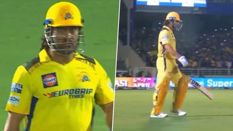 Crowd Erupts As MS Dhoni Walks Out to Bat in IPL 2024 For the First Time During DC vs CSK Match in Vizag, Video Goes Viral