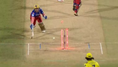 MS Dhoni Runs Out Anuj Rawat With Underarm Throw During CSK vs RCB IPL 2024 Match (Watch Video)