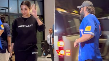 Malaika Arora and Arjun Kapoor Spotted Together at Madgaon Express Special Screening Amid Break-Up Rumours (Watch Video)