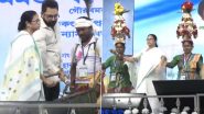 Mamata Banerjee Plays Dhol Video: West Bengal CM Tries Her Hands on Dhol, Performs Traditional Dance During an Event in East Medinipur; Heartwarming Clip Surfaces