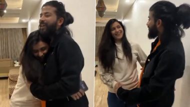 Mannara Chopra Looks the Happiest on Meeting Her Bigg Boss 17 Bestie Anurag Dobhal aka UK07 Rider (Watch Video)