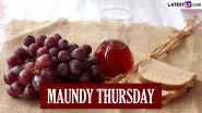 Maundy Thursday 2024 Messages and Images: Send Quotes, Bible Verses, Wallpapers and Sayings to Your Loved Ones During Holy Week