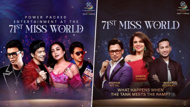 Miss World 2024: Meet The Presenter, Performers and The Sharks at The 71st Miss World Beauty Pageant in India
