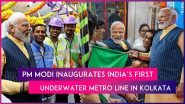 PM Narendra Modi Inaugurates India&rsquo;s First Underwater Metro Line, Other Projects In Kolkata