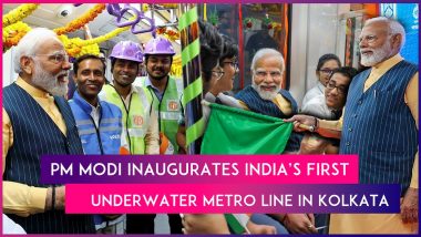 PM Narendra Modi Inaugurates India’s First Underwater Metro Line, Other Projects In Kolkata