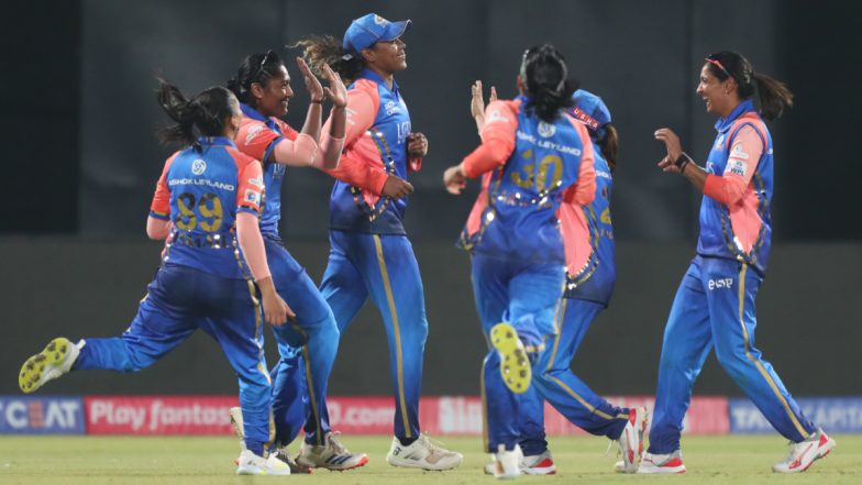 Mumbai Indians Beat UP Warriorz by 42 Runs in WPL 2024; Deepti Sharma’s Maiden Half-Century Goes in Vain as Defending Champions Return to Winning Ways