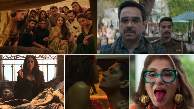 Murder Mubarak Trailer: Pankaj Tripathi Set To Hunt Down the Killer in This Star-Studded Netflix Film Featuring Sara Ali Khan, Vijay Varma, Karisma Kapoor and Others (Watch Video)