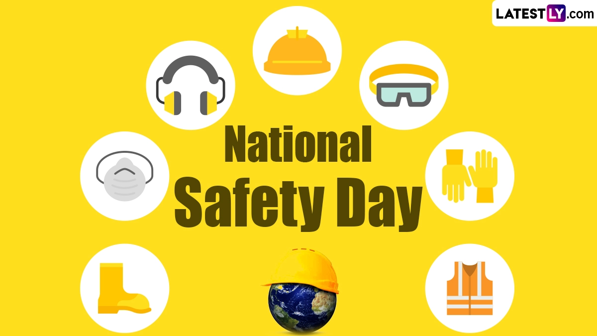 Festivals & Events News Happy National Safety Day 2024 Images, Wishes, Facebook Quotes and