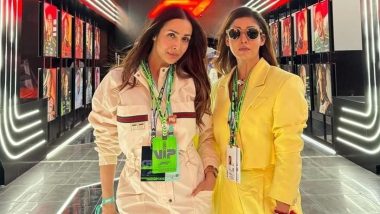 Nayanthara and Malaika Arora Bump Into Each Other at the Saudi Arabian Grand Prix, Former Expresses Happiness on Social Media (View Pic)