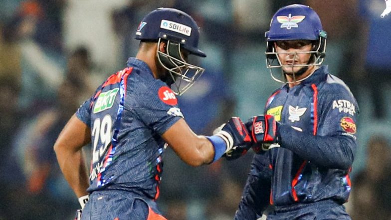 Lucknow Super Giants Beat Punjab Kings By 21 Runs in IPL 2024; Quinton de Kock, Debutant Mayank Yadav Shine As LSG Clinch First Win of Season