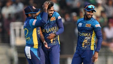 Nuwan Thusara Hat-Trick Video: Watch Sri Lankan Bowler Take Three Wickets in Consecutive Deliveries During BAN vs SL 3rd T20I 2024