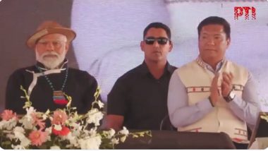 PM Narendra Modi Unveils Projects Worth Rs 55,600 Crore in Northeast, Including Strategic Sela Tunnel in Itanagar (Watch Video)