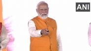 PM Modi Takes Part in 'India's Techade' Event: PM Narendra Modi Lays Foundation Stone of Three Semiconductor Facilities, Two in Gujarat, One in Assam (Watch Video)