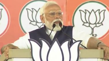 PM Narendra Modi Gets Emotional While Remembering BJP Leader Late KN Lakshmanan, Hails His Contribution Towards Expansion of Party in Tamil Nadu (Watch Video)