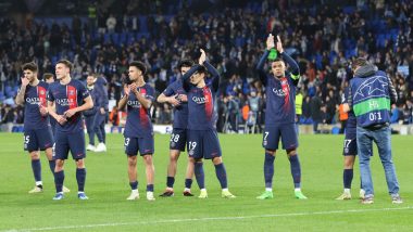 Real Sociedad 1–2 PSG, UEFA Champions League 2023–24: Kylian Mbappe Scores Brace As Paris Saint Germain Qualify for Quarter-Final