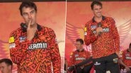 Pat Cummins Does &lsquo;Silencing Crowd&rsquo; Gesture on Demand of Fans During Sunrisers Hyderabad&rsquo;s Orange Meet (Watch Video)