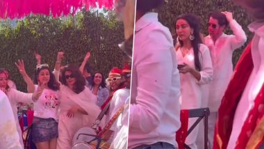 Cousins Priyanka Chopra and Mannara Chopra’s Epic Dance to Dhol Beats at Holi Party Steals Hearts (Watch Viral Video)