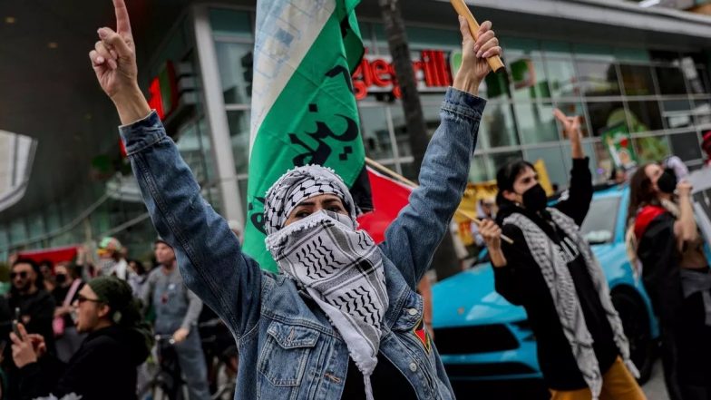 Oscars 2024: Protests Over Israel’s War in Gaza Snarl Traffic Outside the Academy Awards Venue