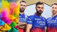 &lsquo;Wishing You a Very Happy and Prosperous Holi!&rsquo;, RCB Wish Fans on Festival of Colours (View Post)