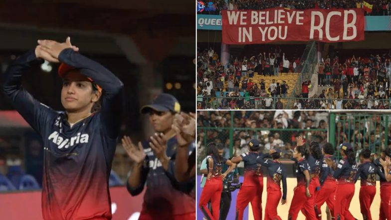 WPL 2024: Smriti Mandhana and Brigade Appreciate Crowd Support in Bengaluru After Win Over UP Warriorz (Watch Video)