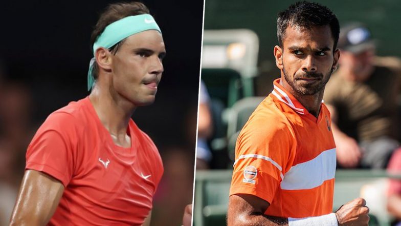 Indian Wells Open 2024: Rafael Nadal Withdraws, India’s Sumit Nagal To Replace Him in Main Draw