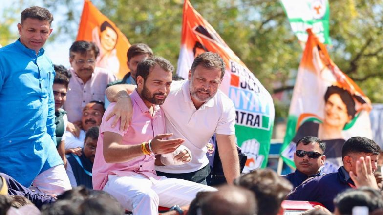 Rahul Gandhi's Big Attack on PM Modi, Says 'Prime Minister Narendra Modi Wants Youth to Chant Jai Shri Ram, Starve to Death' (Watch Video)
