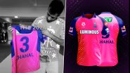 Rajasthan Royals Unveil New Jersey for Upcoming IPL 2024 Season Featuring Yuzvendra Chahal (Watch Video)