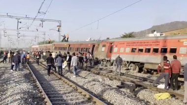 Rajasthan Train Derailment: Four Coaches of Sabarmati-Agra Superfast Train Derail Near Ajmer Station, No Casualty Reported (Watch Video)