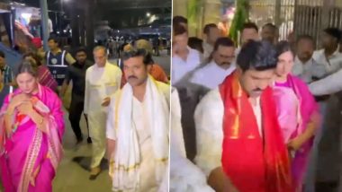 Ram Charan Turns 39! Actor Seeks Blessings at Tirupati on Birthday With Wife Upasana and Daughter Klin Kaara (Watch Video)