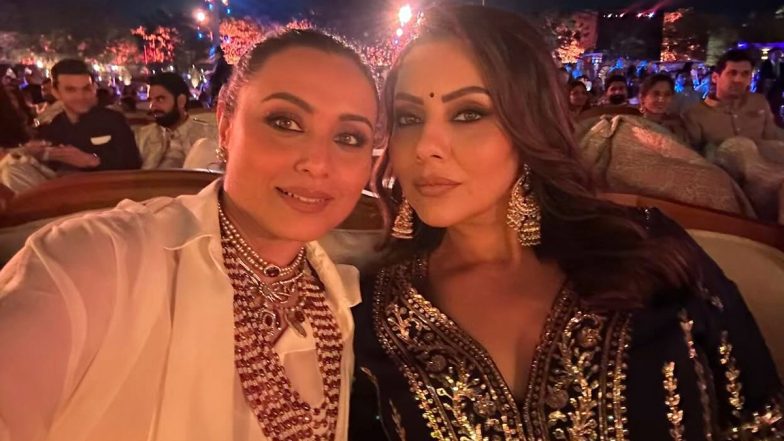 Rani Mukerji and Gauri Khan Look Spectacular in This New Selfie From Anant Ambani–Radhika Merchant’s Pre-Wedding Celebrations (View Pic)