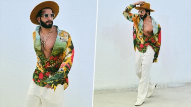Ranveer Singh Flaunts His Cool Style in Multi-Coloured Floral-Animal Pattern Shirt Paired With High-Rise Pants at Anant Ambani-Radhika Merchant’s Pre-Wedding Celebrations (View Pics)