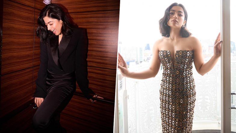 Crunchyroll Anime Awards 2024: Rashmika Mandanna Stuns in Tokyo With Impeccable Fashion Statements and Stunning Outfit Choices (View Video and Pics)