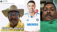 Ravi Ashwin Shares Laxman Sivaramakrishnan's 'Call Me' Meme Amid Former Indian Cricketer-Turned-Commentator's Struggles With Health Issues
