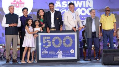 Ravi Ashwin Felicitated With 500 Gold Coins, INR 1 Crore by TNCA for Completing 500 Test Wickets and 100 Test Matches