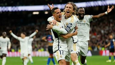 How to Watch Real Madrid vs Manchester City UEFA Champions League 2023-24 Quarterfinal Live Streaming Online: Get Telecast Details of UCL Football Match on TV and Online
