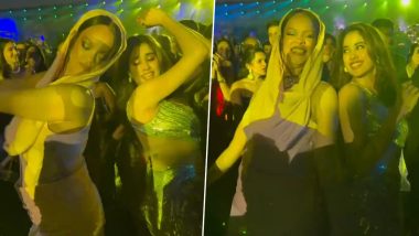 Rihanna and Janhvi Kapoor Tear Up the Dance Floor to ‘Zingaat’ at Anant Ambani–Radhika Merchant’s Pre-Wedding Celebrations (Watch Video)