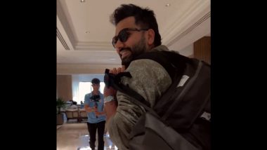 Rohit Sharma Joins Mumbai Indians Pre-Season Camp Ahead of IPL 2024 (Watch Video)