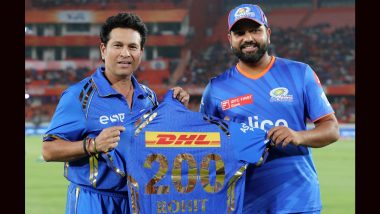 Rohit Sharma Plays 200 Matches For Mumbai Indians in Indian Premier League, Achieves Feat During SRH vs MI IPL 2024