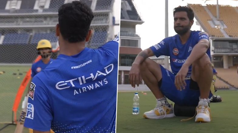 Ruturaj Gaikwad, Deepak Chahar and Other CSK Cricketers Start Training in Pre-Season Camp Ahead of IPL 2024 (Watch Video)