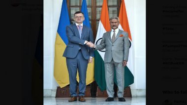 EAM S Jaishankar Meets Ukrainian Counterpart Dmytro Kuleba in Delhi