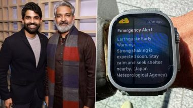 SS Rajamouli’s Son Karthikeya Talks About Experiencing an Earthquake in Japan; Says 'Was About To Panic but Japanese Didn’t Budge' – Check Post