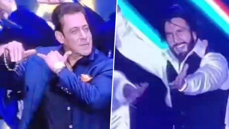 Salman Khan and Ranveer Singh Groove to Their Chartbuster Songs at Anant Ambani-Radhika Merchant's Pre-Wedding Event in Jamnagar (Watch Videos)