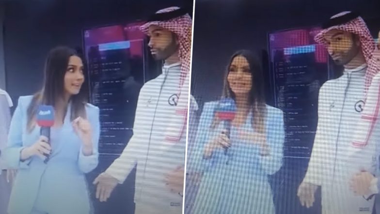 First Saudi Robot 'Android Muhammad' Sexually Harasses Female News Reporter at an Event, Incident of Male Humanoid Robot's Inappropriate Behaviour Caught on Camera, Viral Video Draws Reactions